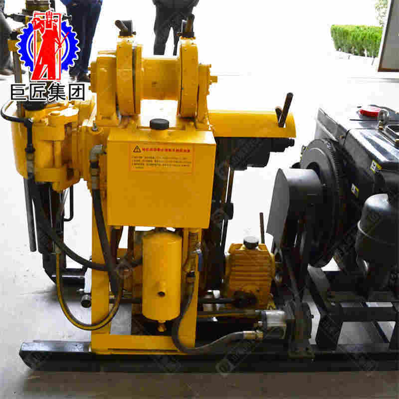 22马力水冷柴油机动力液压勘探钻机能打200米的岩心取样钻机