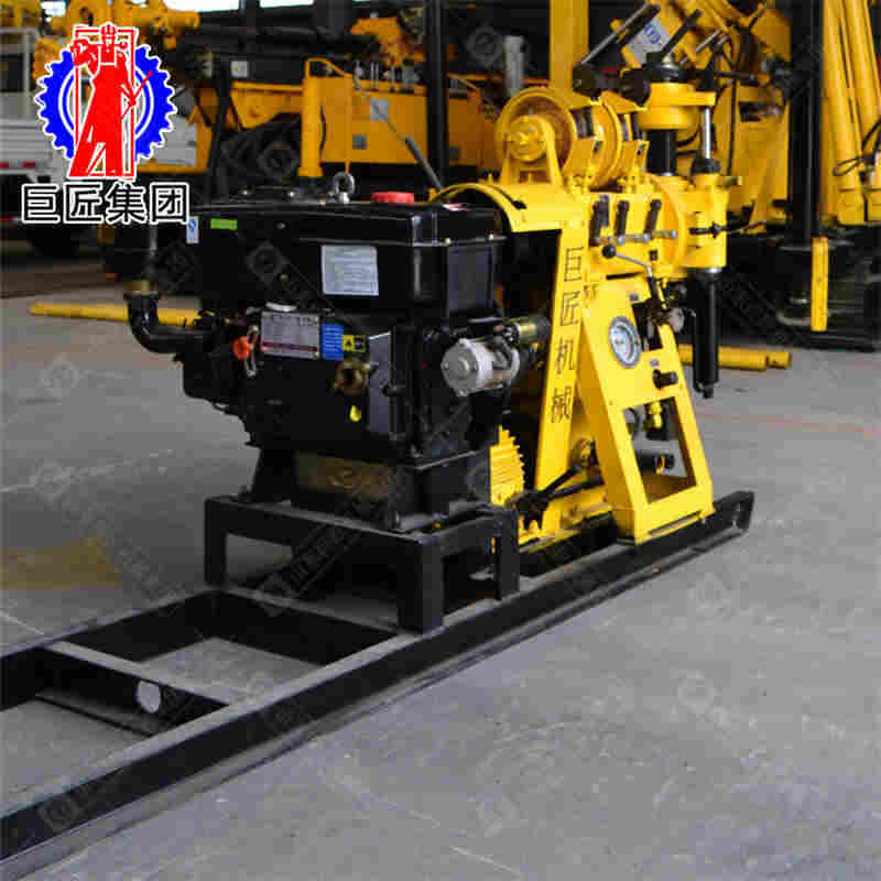 22马力水冷柴油机动力液压勘探钻机能打200米的岩心取样钻机