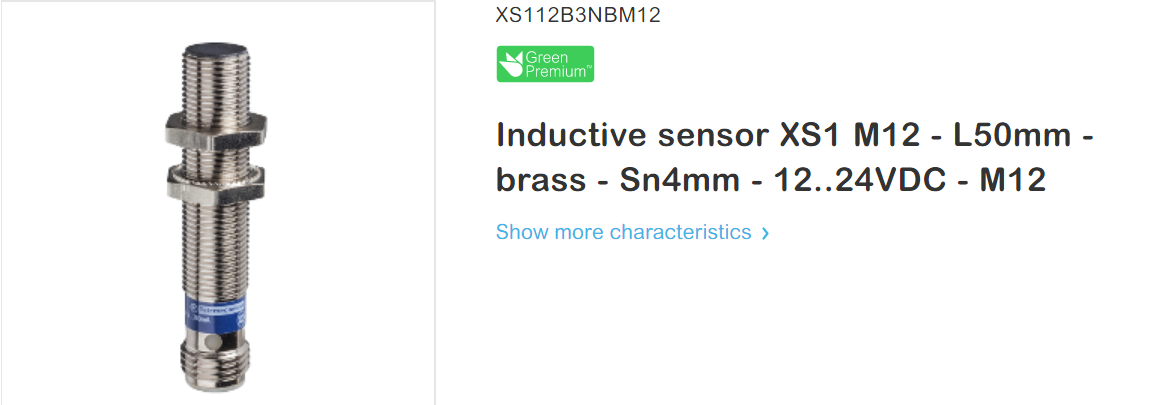 XS112B3NBM12接近传感器