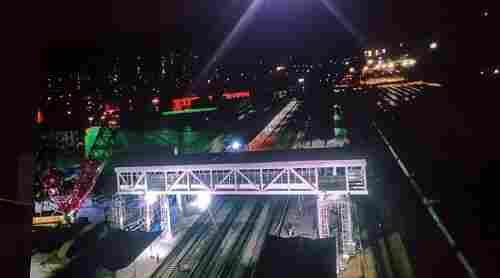 北碚区小磨滩小学人行天桥-无损检测