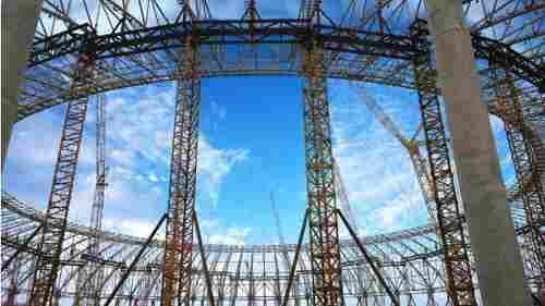 四川中学体育馆-钢结构屋盖焊接无损探伤检测