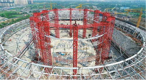 海南滁州体育馆-钢结构建筑无损探伤检测