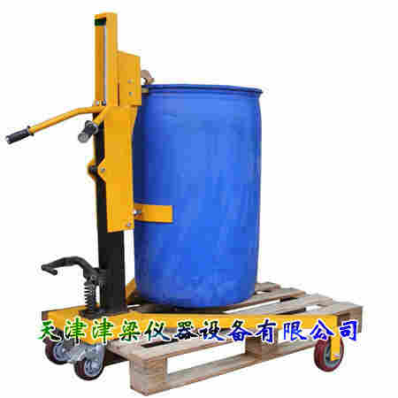 天津机械脚踏式液压油桶车