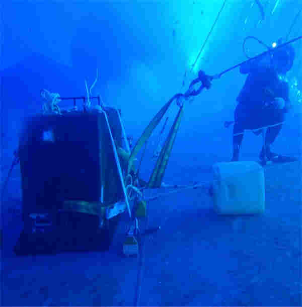 辽源市--(水下割桩公司码头测量)