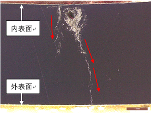 不锈钢三通管泄漏分析-失效分析案例
