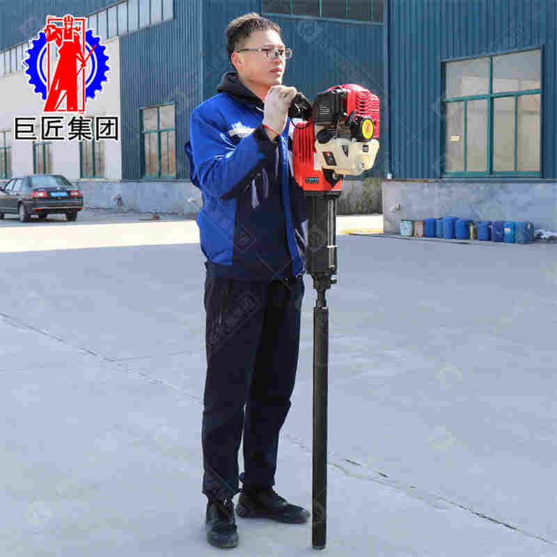 15米轻便可拆卸取土钻机单人可操作的手持式土壤取样钻机下钻快