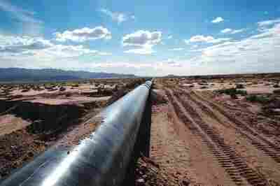 甘肃省过江天然气管道安装公司——水下混凝土包裹管道