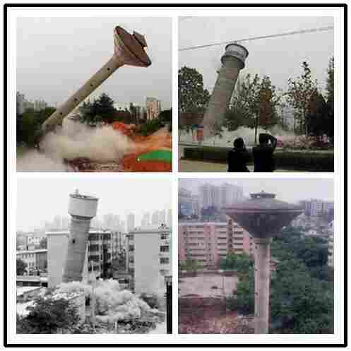 鞍山水塔拆除公司——悦能高空