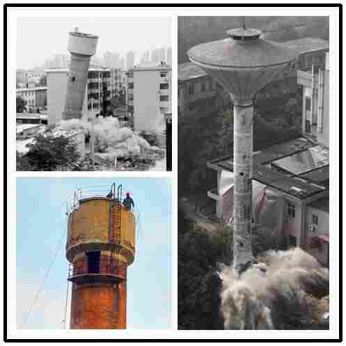 鞍山水塔拆除公司——悦能高空