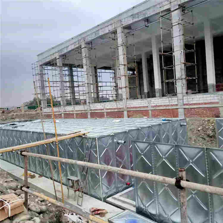 抚州抗浮式地埋一体化消防泵站安装过程