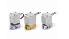 新配置SMC直动式2通电磁阀VX213NF，油用单体