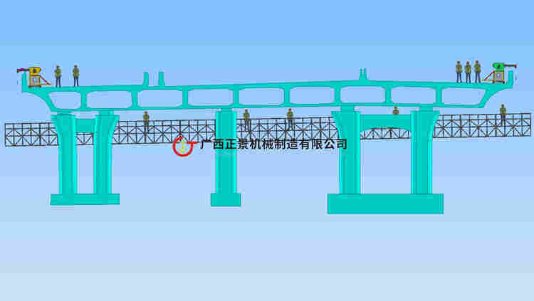 广西正景设计的*桥梁吊篮介绍