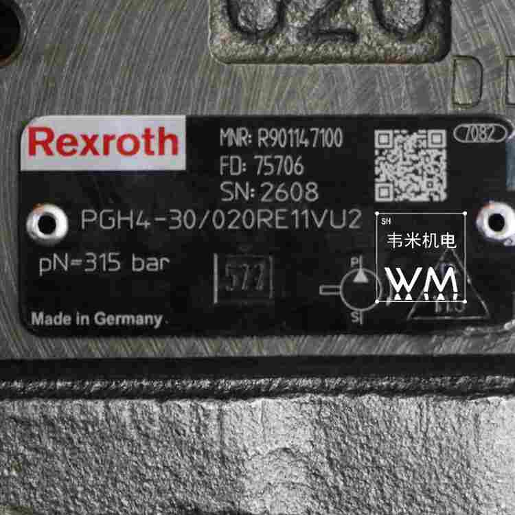 PGH5-3X/080RE11VU2进口力士乐液压齿轮泵