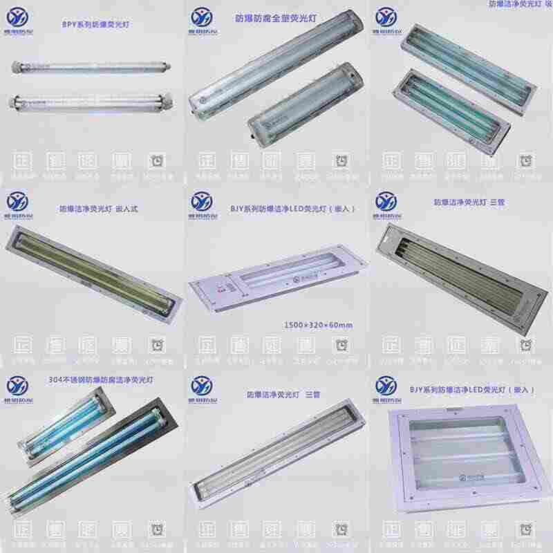 300*1200防爆格栅灯嵌入式双管三管洁净防爆平板灯