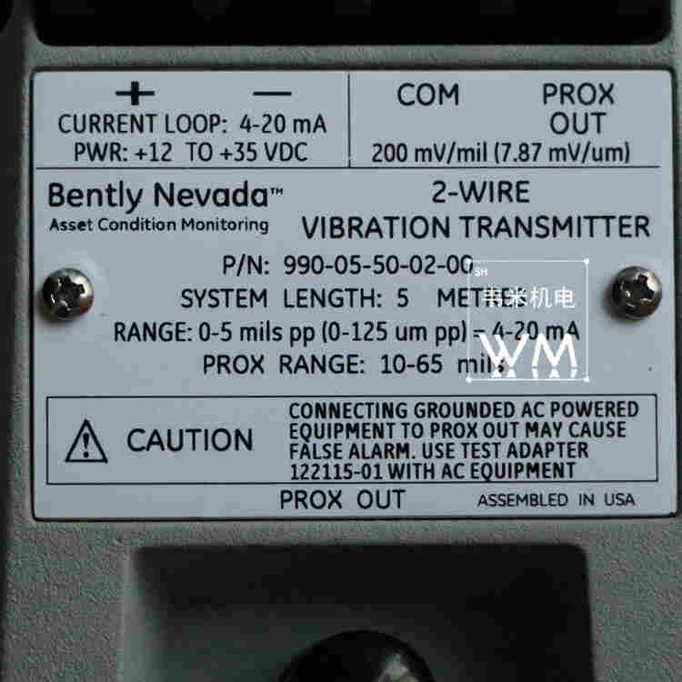 990-04-50-01-CN进口本特利位移变送器