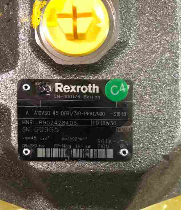 力士乐45排量产柱塞泵	AA10VSO45DFR1/31R-PPA12N00-1648