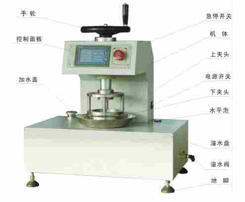  YG825L型数字式渗水性测定仪 织物静水压测试仪 AATCC127厂家直销