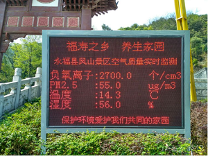 重庆地区空气负氧离子浓度？