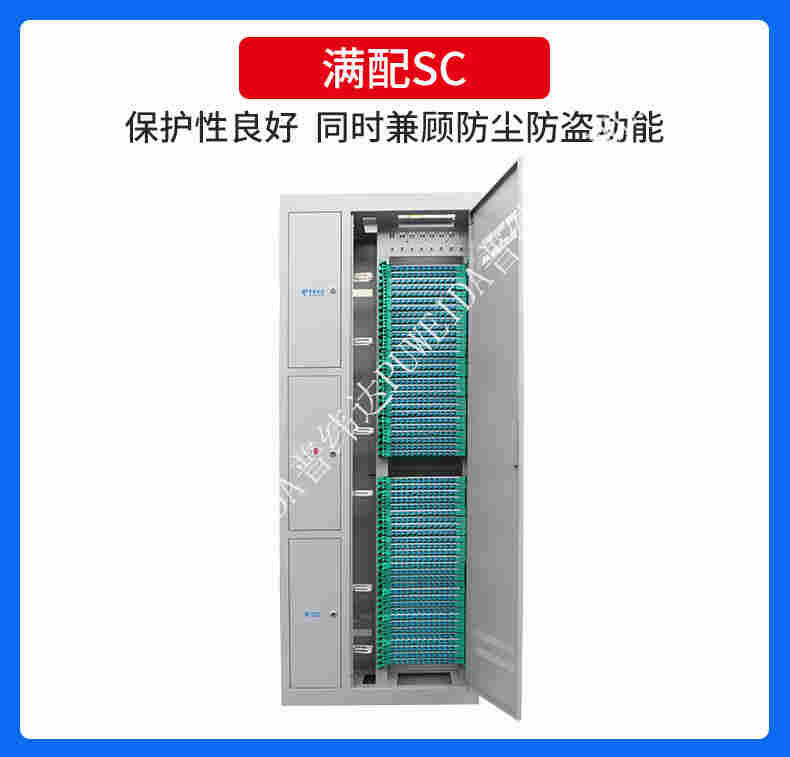 1152芯三网合一网络机柜