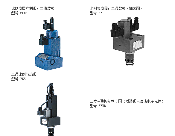 力士乐三位四通比例阀4WRPEH10C4B100L-02X/G24KO/A1M含税运