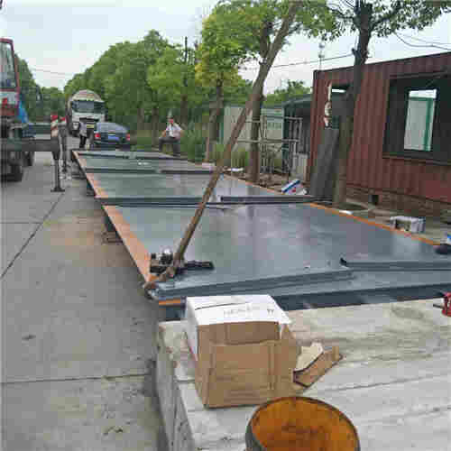 泰州创旭称重150吨大型数字地磅定制厂家 大型汽车衡直销