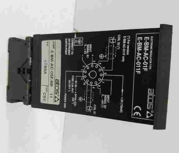 阿托斯E-BM-AC模拟型放大器安装和启动的注意事项