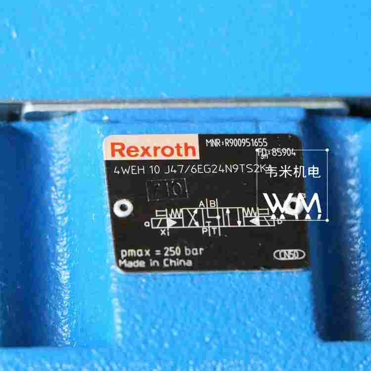 REXROTH力士乐电液换向阀4WEH16E72/6HG24N9ETK4/B10