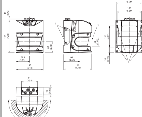 显示LMS511-10100S02扫描仪使用指导
