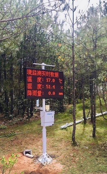陕西示范性公园安装负氧离子监测系统