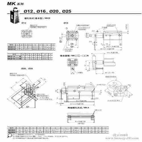 承德滦平SMC旋转气缸MKA32-20RM现货供应 承德滦平SMC旋转气缸MKA32-20RM现货供应