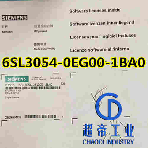 6SL3054-0EG00-1BA0西门子S120卡