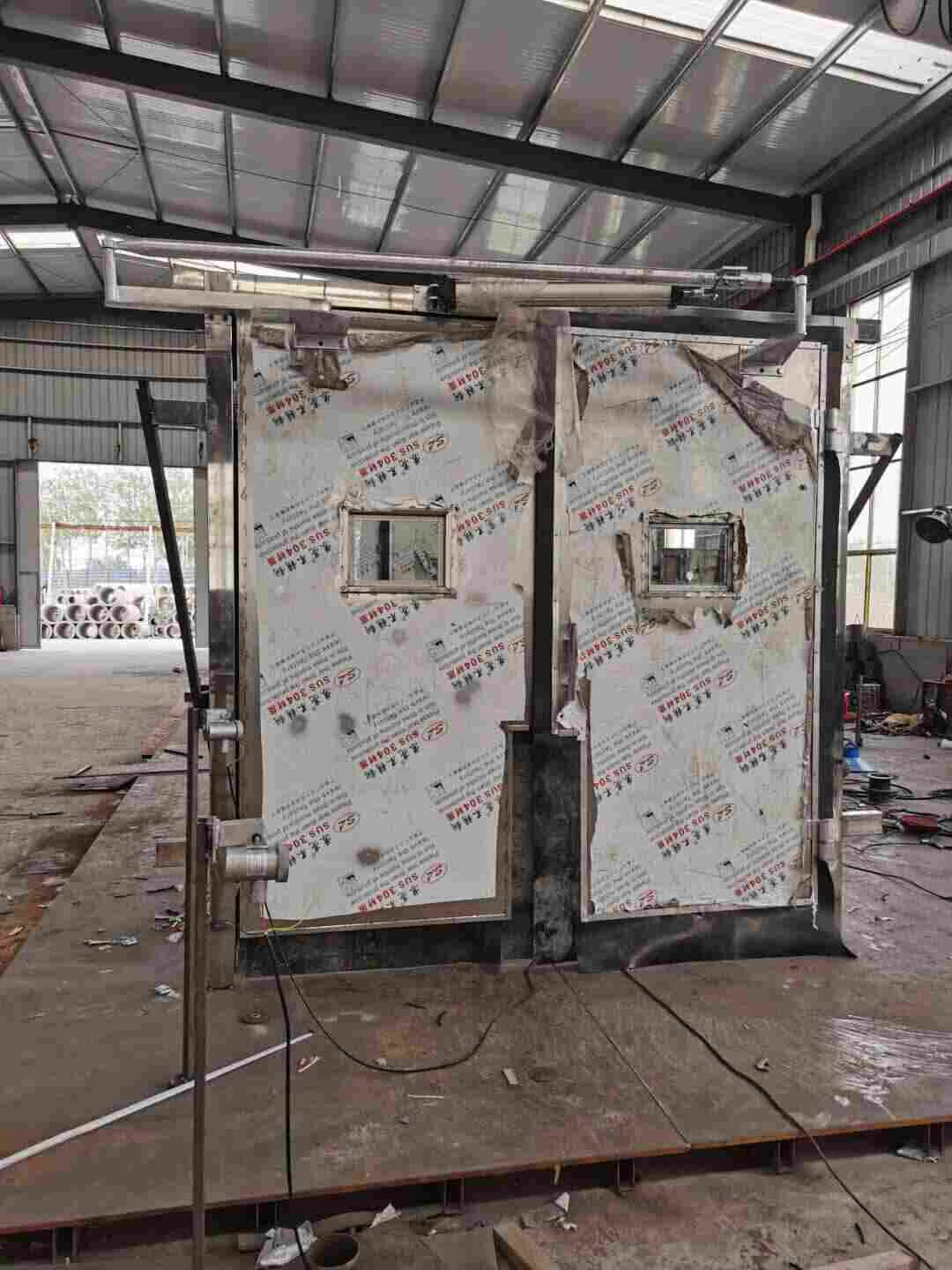 气动无压风门企业标准/气动无压风门安装规范/矿用平衡气动无压门