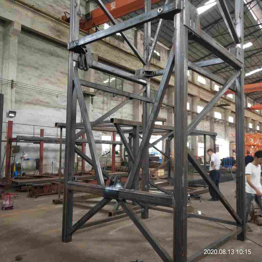 塔吊桁架塔身钢结构焊缝-磁粉探伤