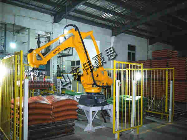 砂浆码垛机器人 水泥全自动码垛机 机械手码垛机厂家