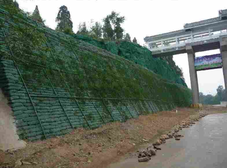 云南昆明宜良高速公路边坡生态袋