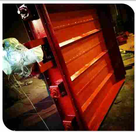 安庆回风立井侧开布置插板风门厂家直销