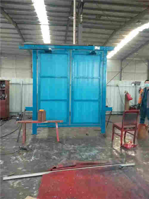 红河气动无压风门全自动风门济宁和利隆厂家