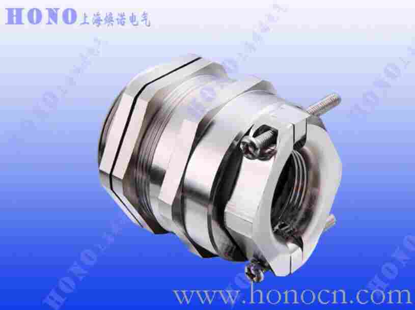 上海焕诺电气HONO双锁紧黄铜镀镍电缆接头 双夹紧金属格兰头 双锁紧黄铜镀镍填料函 带夹紧模块黄铜镀镍防水葛兰头