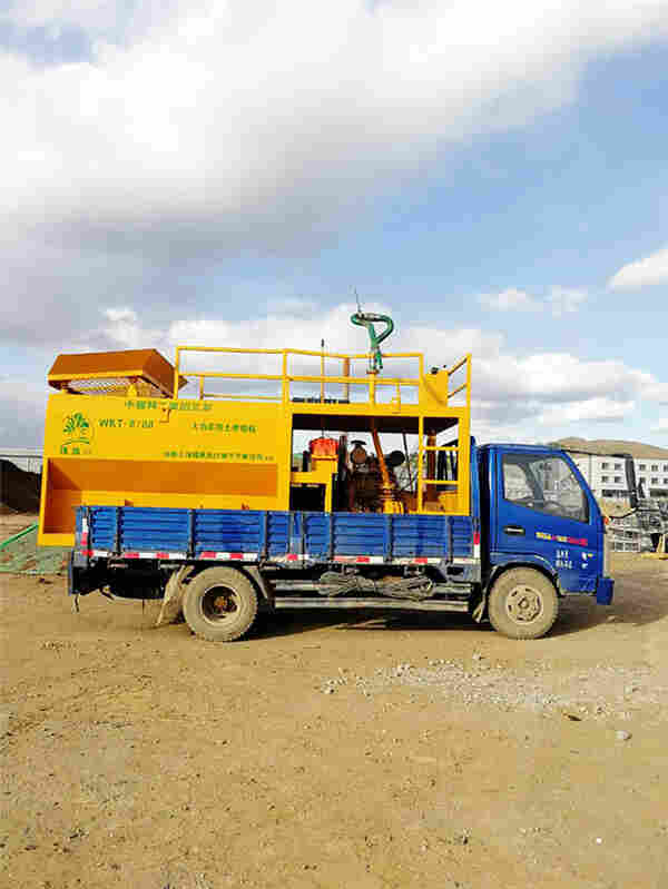 黑河荒山喷播植绿草种喷播机出租 黑河荒山喷播植绿草种喷播机出租