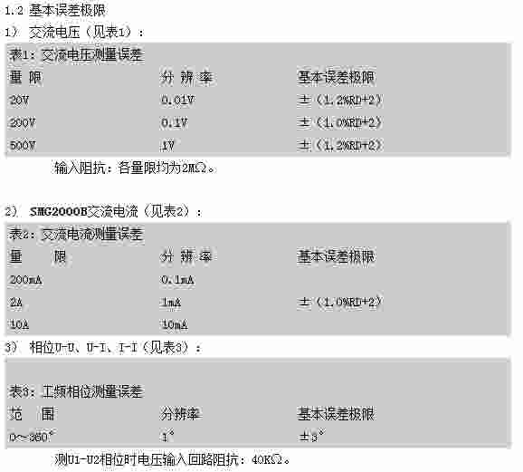 SMG2000B双钳相位伏安表