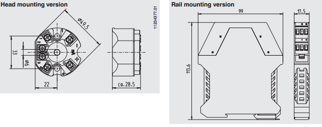 wikaT32温度变送器带HART T32.1X数字温度变送器 舟山wika模块 