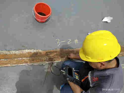 惠州东江大坝铁闸门-超声探伤