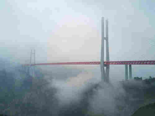 天功测控无线管道注浆密实度无损检测仪应用于世界*高桥