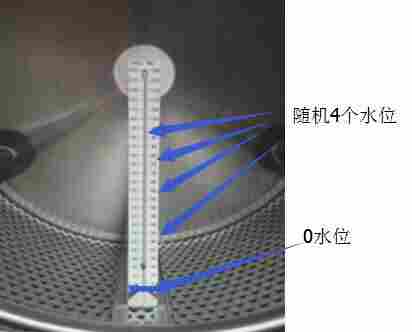 欧标缩水率洗衣机水位校正方法