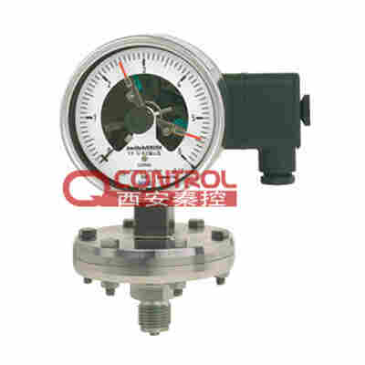 PGS43.100德国威卡带开关电接点的膜片式压力表 