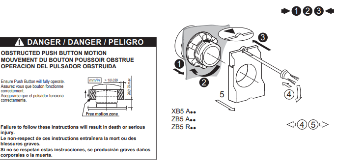 法国蓝色指示灯XB4BVB6购买方式