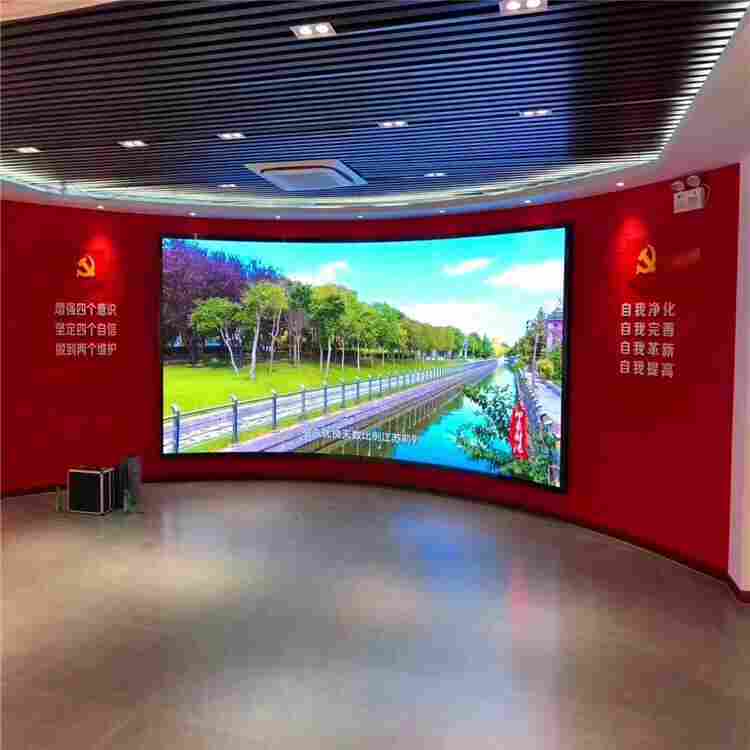 银行大厅P2高清全彩LED电子显示屏