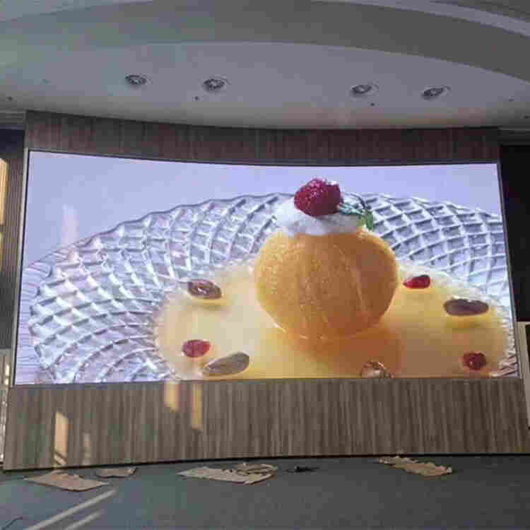 公司前台P2高清LED电子大屏幕厂家