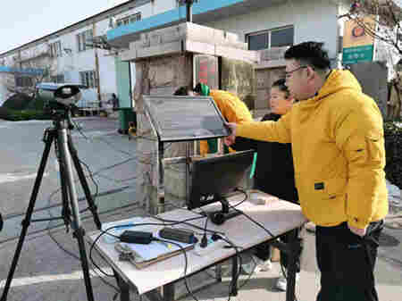 威海市医院LB-160人工智能红外测温仪