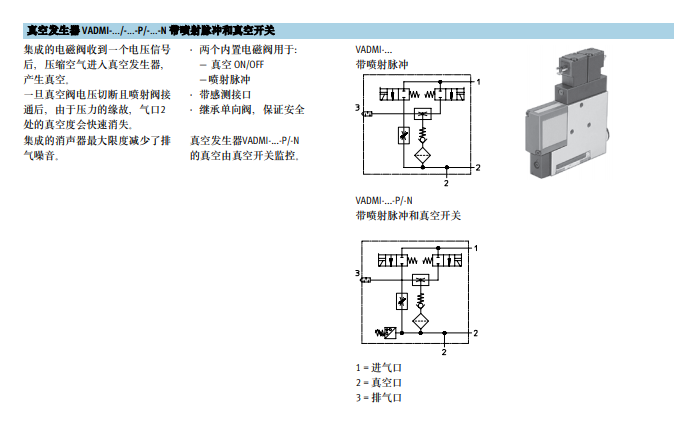 原装FESTO真空发生器VADM-45